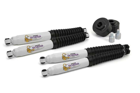 Daystar KF09050BK Daystar 1999-2018 Ford F-250 2WD - 2in Leveling Kit & Scorpion Shocks