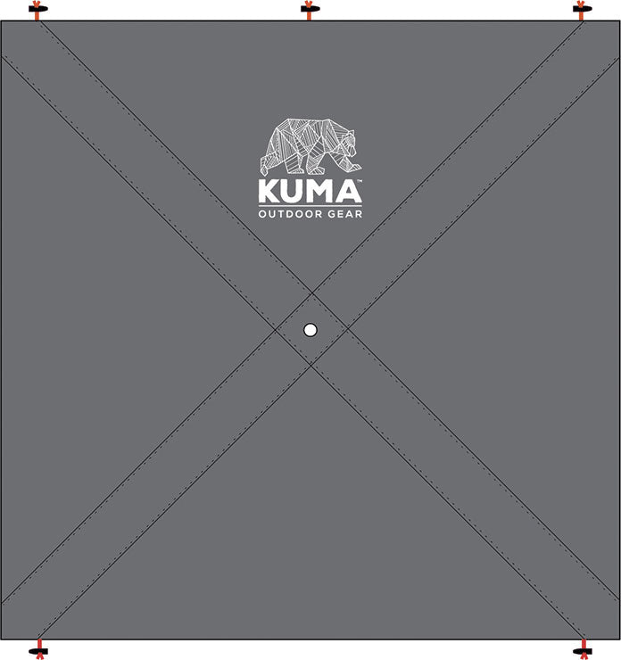 Kuma Outdoor Gear 510-KM-BCG-PP - Gray