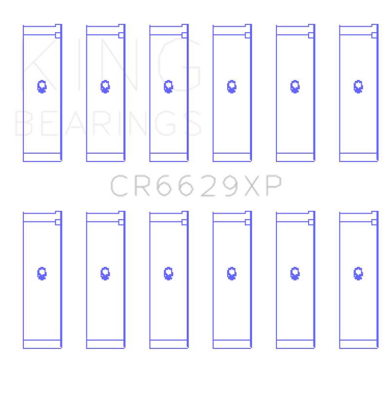King Nissan TB48DE/TB45E/TB42 Set of 6 