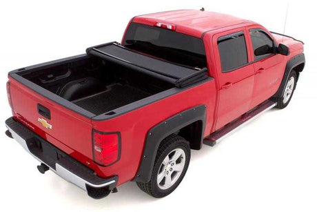 Lund 02-17 Dodge Ram 1500 (8ft. BedExcl. Beds w/Rambox) Genesis Elite Tri-Fold Tonneau Cover - Black 