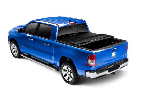 Lund 02-17 Dodge Ram 1500 (8ft. BedExcl. Beds w/Rambox) Genesis Elite Tri-Fold Tonneau Cover - Black 