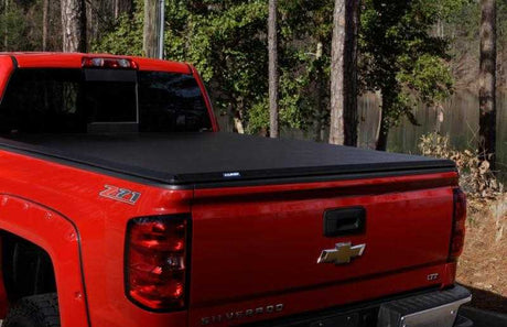LUND Lund 04-08 Ford F-150 Styleside (5.5ft. Bed) Hard Fold Tonneau Cover - Black