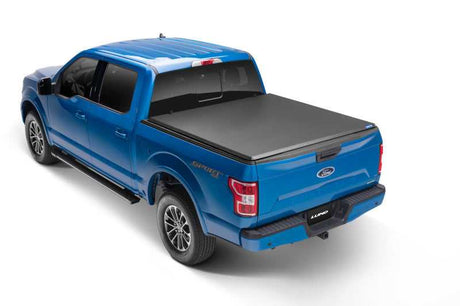 Lund 04-08 Ford F-150 Styleside (5.5ft. Bed) Hard Fold Tonneau Cover - Black 