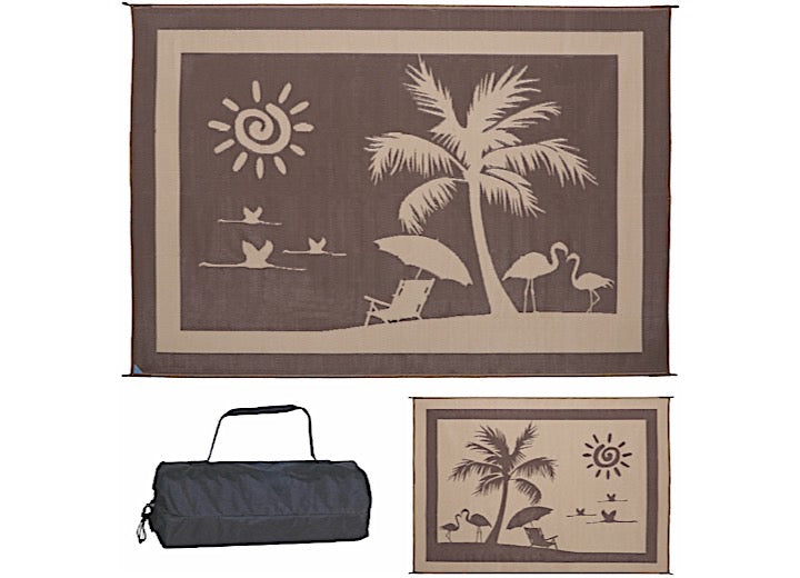 MG Innovative BP8117 Chairs Recliners & Patio Mats - Brown Beige
