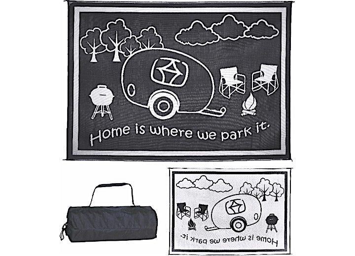 MG Innovative RH8111 Chairs Recliners & Patio Mats - Black White