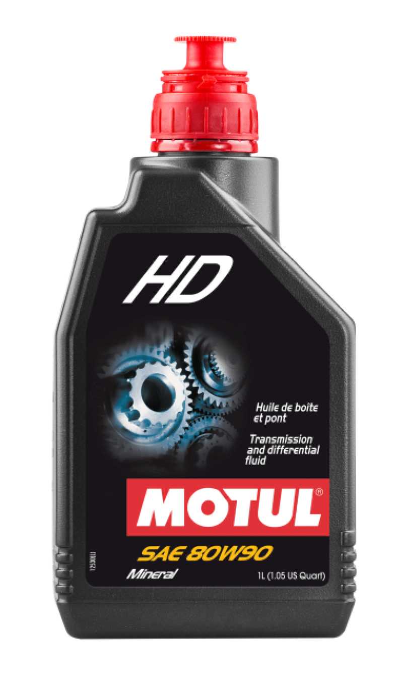 Motul 1L Transmision HD 80W90 - API GL-4 / GL-5 - Case of 12 