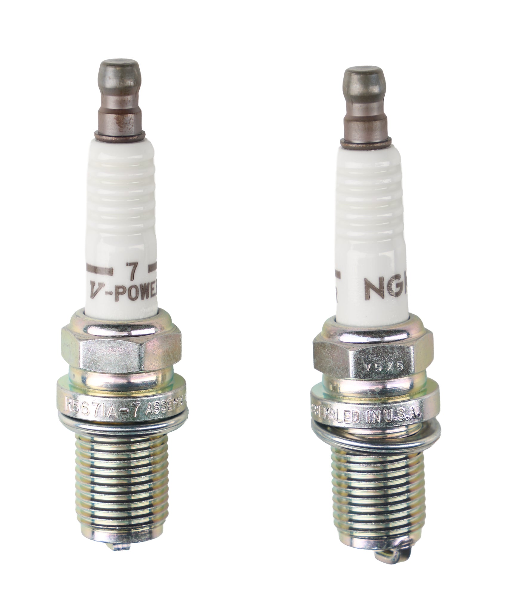 NGK Stock Number 4091 Spark Plugs - V-Power Racing Plug Std Tip 120 Pack