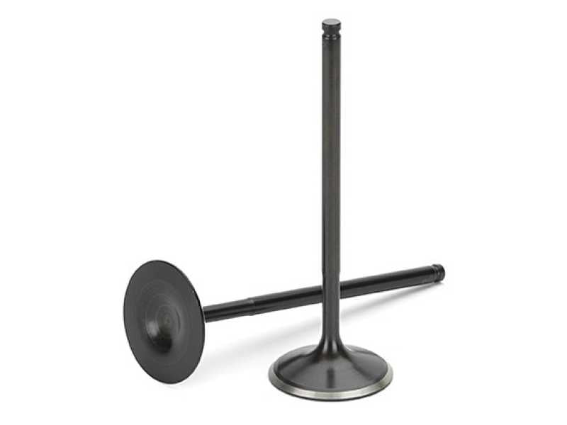 Supertech NIVN-1042-12 Supertech Nissan RB20 (w/Hydraulic Lifters) Black Nitrided Intake Valve - +1mm Oversize - Set of 12