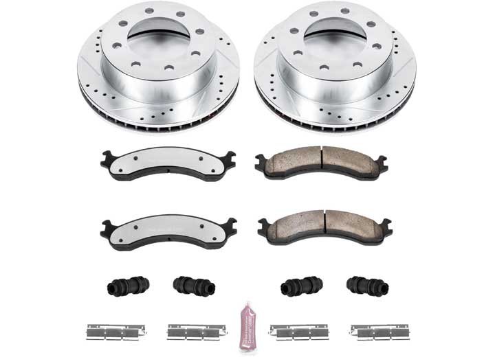 Powerstop K2156-36 Disc Brake PAD AND Rotor KIT