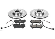 Powerstop K4558 Disc Brake PAD AND Rotor KIT