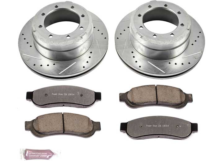 Powerstop K5579-36 Disc Brake PAD AND Rotor KIT