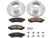 Powerstop K5579 Disc Brake PAD AND Rotor KIT