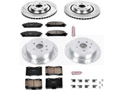 Powerstop K5828 Disc Brake PAD AND Rotor KIT