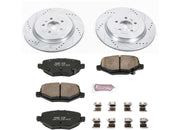 Powerstop K6376 Disc Brake PAD AND Rotor KIT