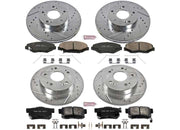 Powerstop K6781 Disc Brake PAD AND Rotor KIT