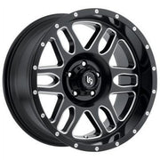 Pro Comp Matte Black/Milled Wheel, 20x10 - 2500 lb Capacity