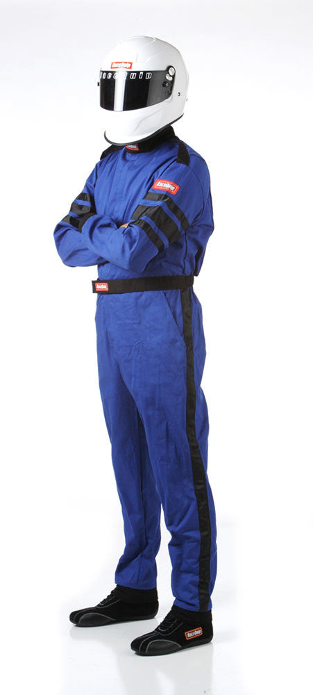 Racequip Single Layer Driving Suits 110025RQP - Blue Large Suit