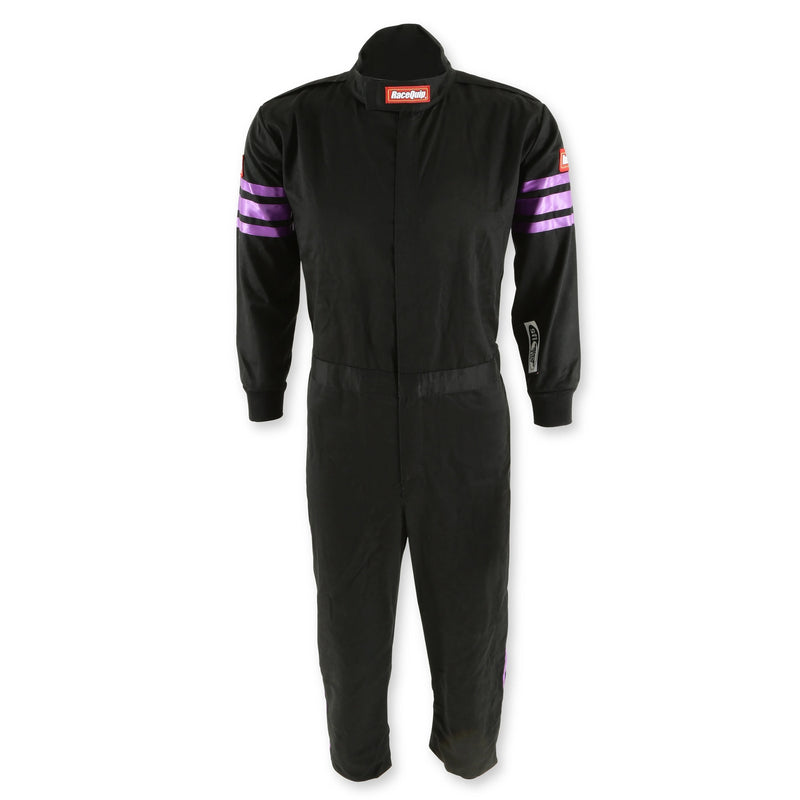 Racequip Single Layer Driving Suits 1950590RQP - Black Purple Small