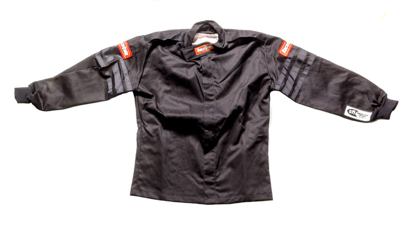 Racequip Single Layer Driving Jackets 1969993RQP - Black Medium Jacket Kids Trim