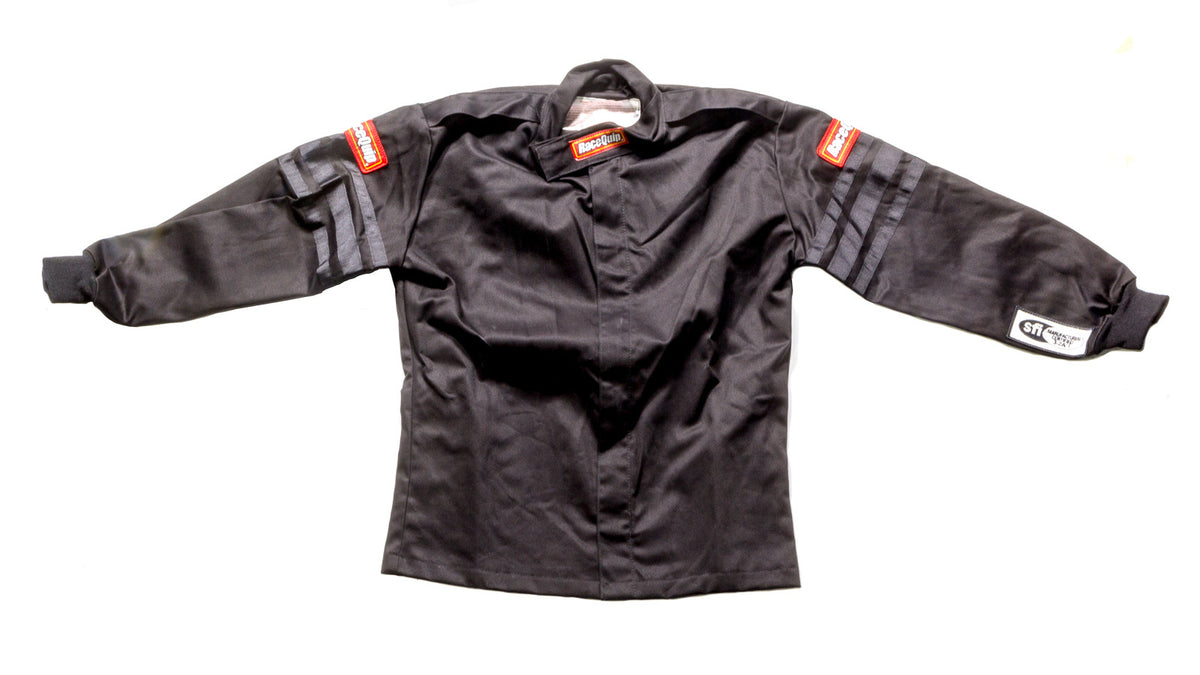 Racequip Single Layer Driving Jackets 1969993RQP - Black Medium Jacket Kids Trim