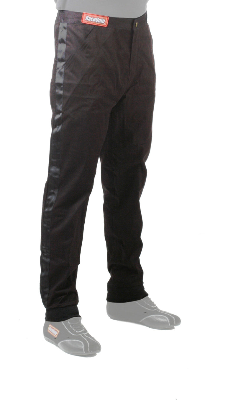 Racequip Single Layer Driving Pants 1970095RQP - Black Large Kids Trim