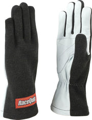 Racequip Single Layer Driving Gloves 350006RQP - Black Large