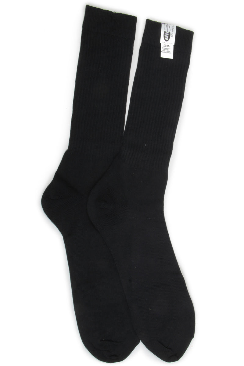 Racequip Fire Retardant Cotton Socks 411992RQP - Black Small FR 6-7 Sfi 3.3