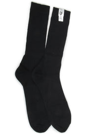 Racequip Fire Retardant Cotton Socks 411995RQP - Black Large FR 10-11 Sfi 3.3