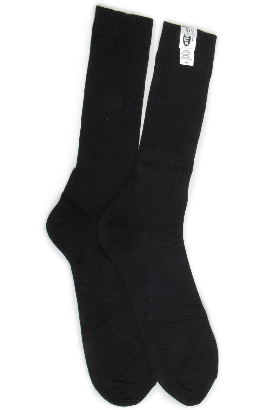 Racequip Fire Retardant Cotton Socks 411995RQP - Black Large FR 10-11 Sfi 3.3