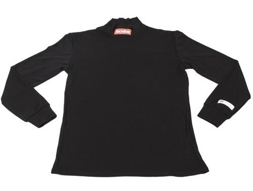 Racequip Long Sleeve Fire Retardant Underwear Tops 421997RQP - Black Large Top FR XX-Large Sfi 3.3