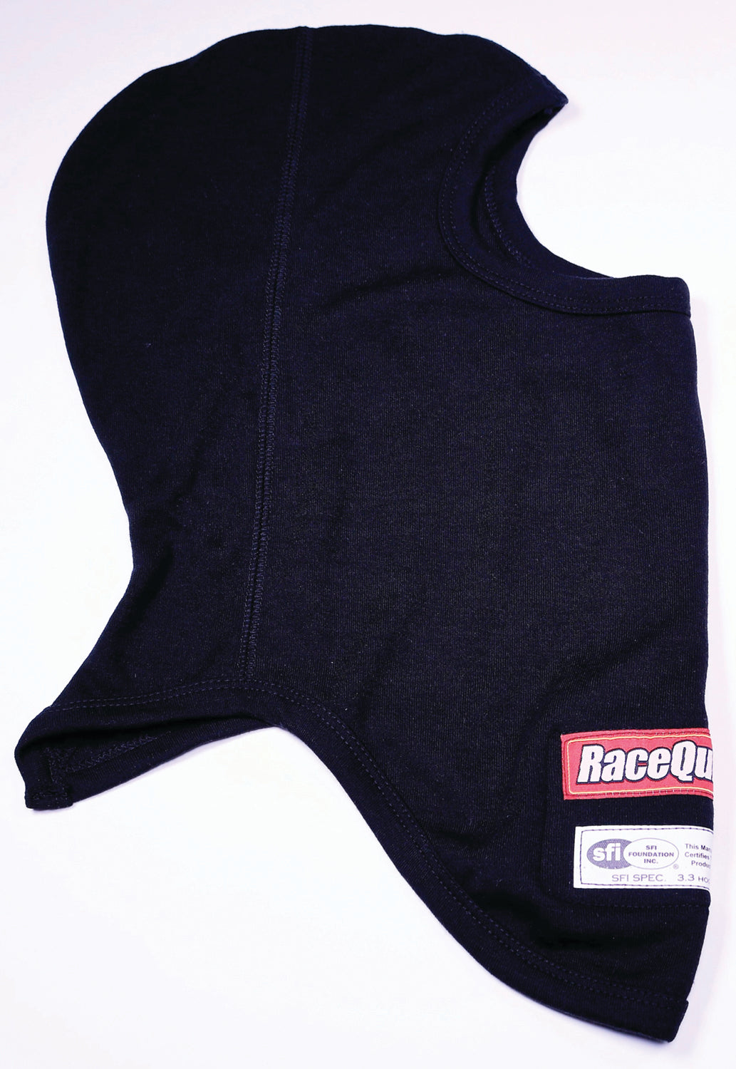 Racequip Single Eyeport Head Socks 433992RQP - Black Headsock FR Double Layer Sfi 3.3
