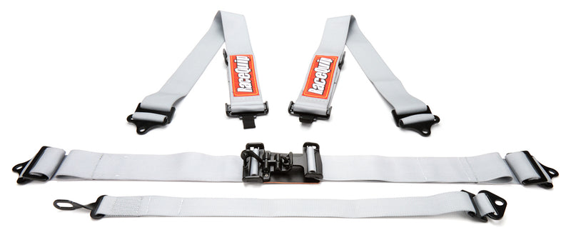 Racequip Latch and Link Harness 711061RQP - 5PT Set Platinum Sfi