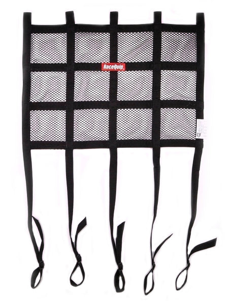 Racequip Extended Bottom Strap Window Nets 822005RQP - Black Net Mesh Sfi Hybrid ADJ