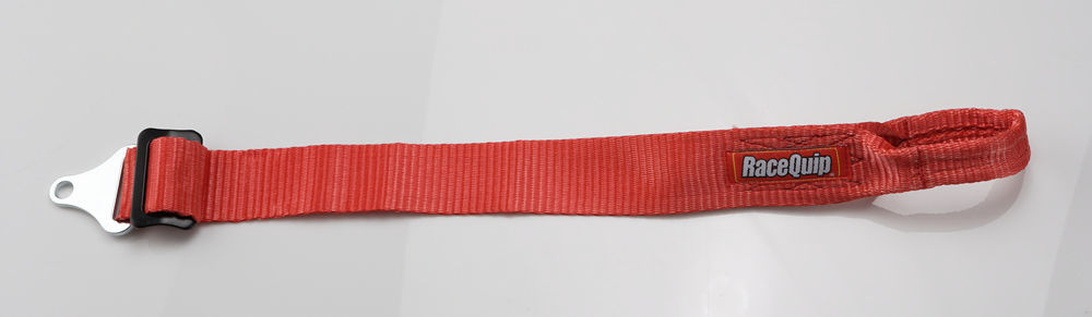 Racequip Soft Loop Ring Axle Strap 898148RQP - Red Tow