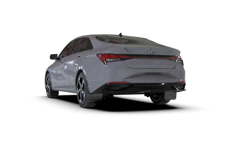 Rally Armor 21-23 Hyundai Elantra (Will Not Fit Elantra N/N Line) Black UR Mud Flap w/ Grey Logo 