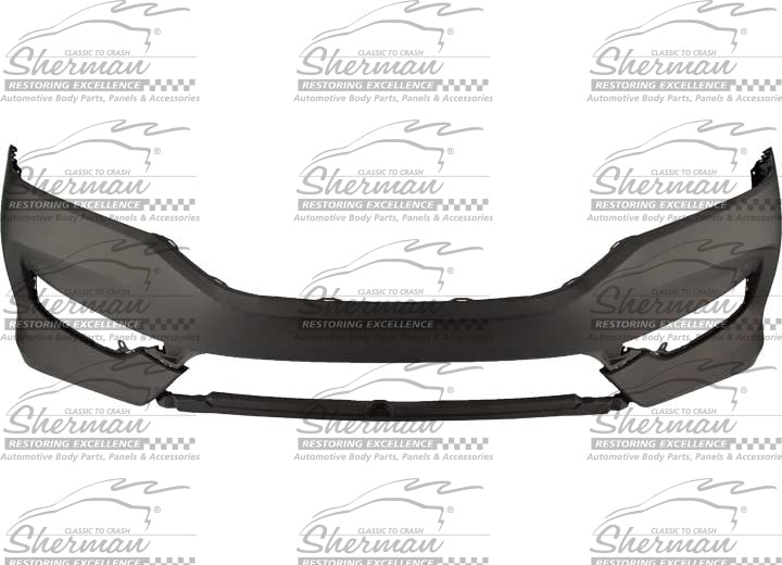 Sherman Parts 2817-87Q-4 W/O Parking Sensors - Capa Frt Bumper Cover Sdn