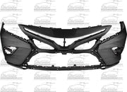 Sherman Parts TOCAMR18A-87Q-0 W/O Parking Sensors - Capa Frt Bumper Cover Hybrd