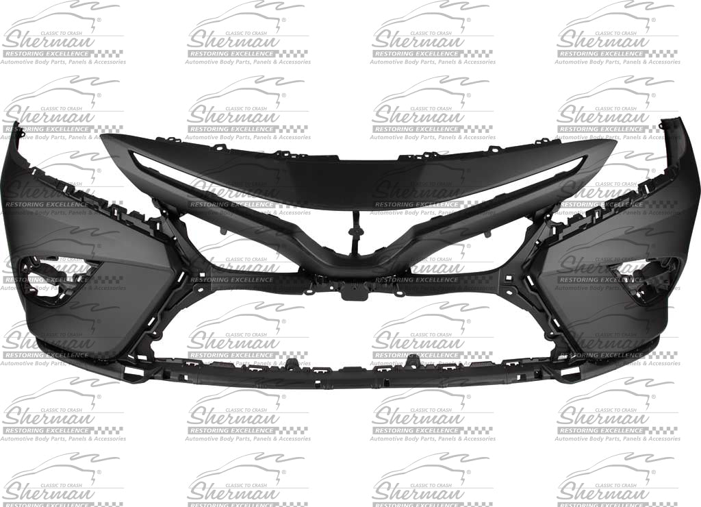Sherman Parts TOCAMR18A-87Q-0 W/O Parking Sensors - Capa Frt Bumper Cover Hybrd