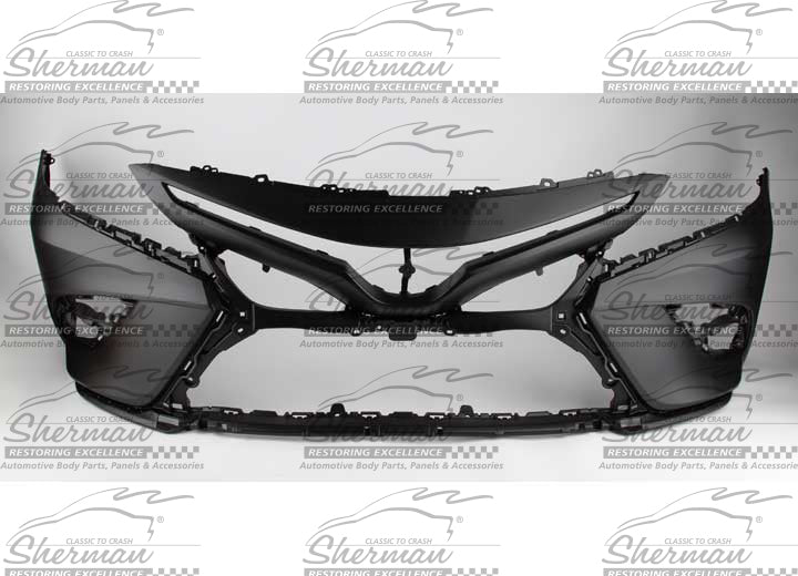 Sherman Parts TOCAMR18B-87-0 W/O Parking Sensors - Front Bumper Cover Hybrid