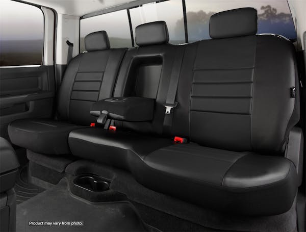 SL62-79 BLK/BLK FIA Sl Rear 60/40 Split Seat Cover Ford