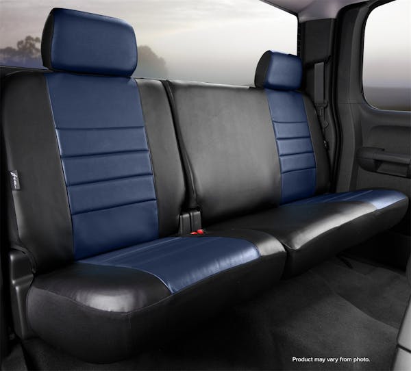 SL62-88 BLK/BLK FIA Sl Rear 60/40 Split Seat Cover Ford