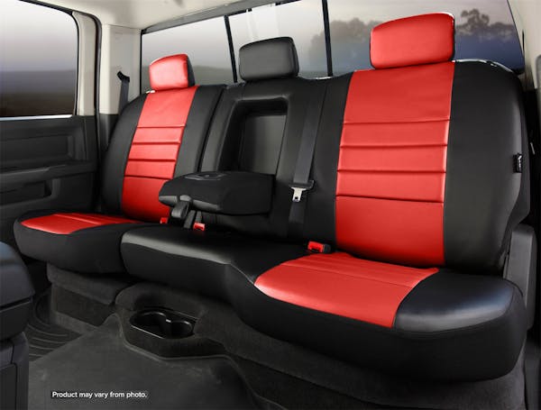 SL62-80 BLK/BLK FIA Sl Rear 60/40 Split Seat Cover Ford