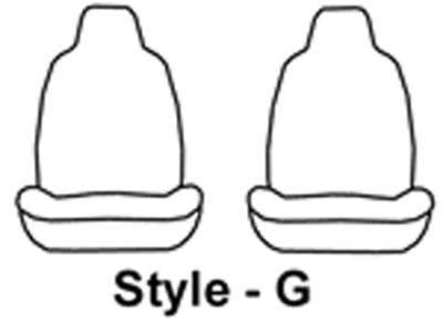 SS1343PCCH Covercraft Seat Cover Seat Style G - Bucket With Molded/