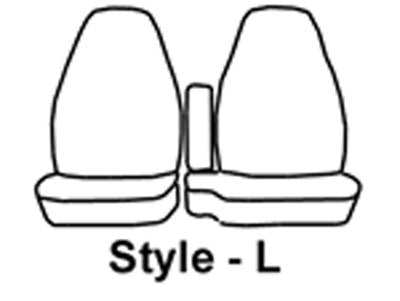 SS3365PCCH Covercraft Seat Cover Seat Style L - 60/40 Split Bench And