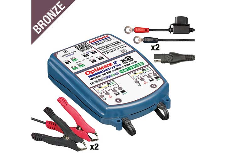 Tecmate / Optimate TM-571 Battery Charger - Bronze