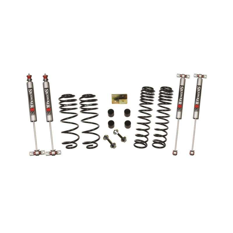 Skyjacker TJ25BPMLT Skyjacker Wrangler TJ/LJ 2.5in Dual Rate Long Travel Front & Rear Kit w/ M95 Monotube Shocks