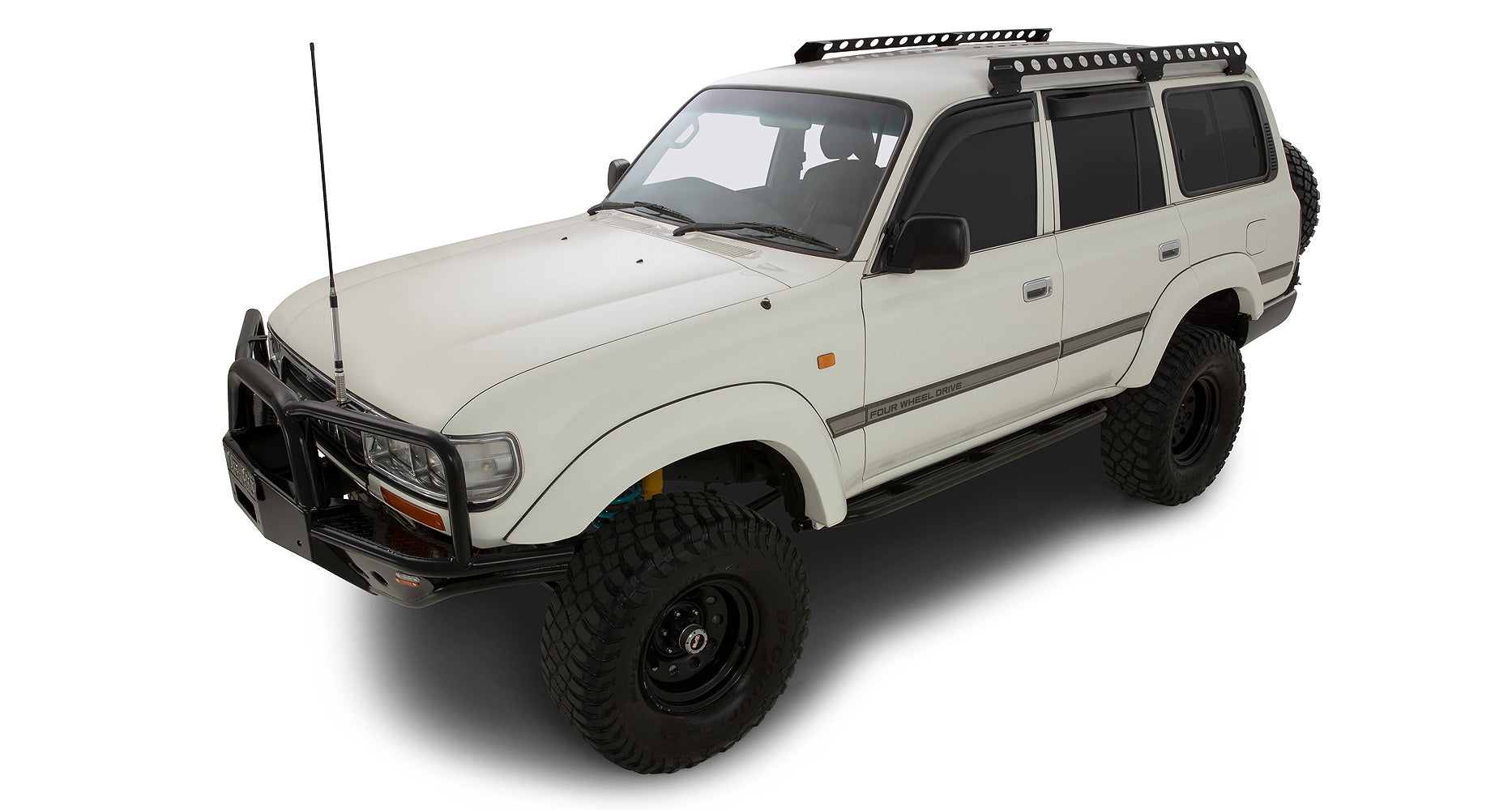 Rhino-Rack Toyota Landcruiser 80 Series Wagon Backbone Mounting System - Long Guttermount - RGMB2