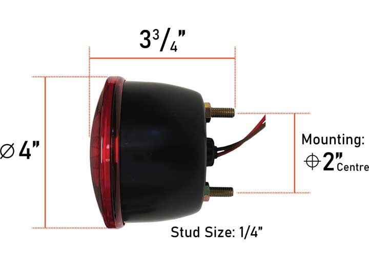 Uni-Bond Lighting TL4401L - Red