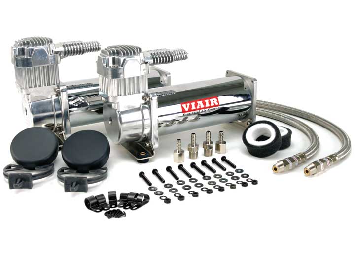 Viair Corporation 44432 Shop AIR Compressor - Chrome
