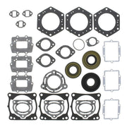 Vertex Pistons Complete Gasket Kt W/Oil Seals - 611410